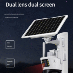 Solar powered solar cctv camera home mobile phone remote dual lens outdoor 4g solar powered monitoring - Image 3