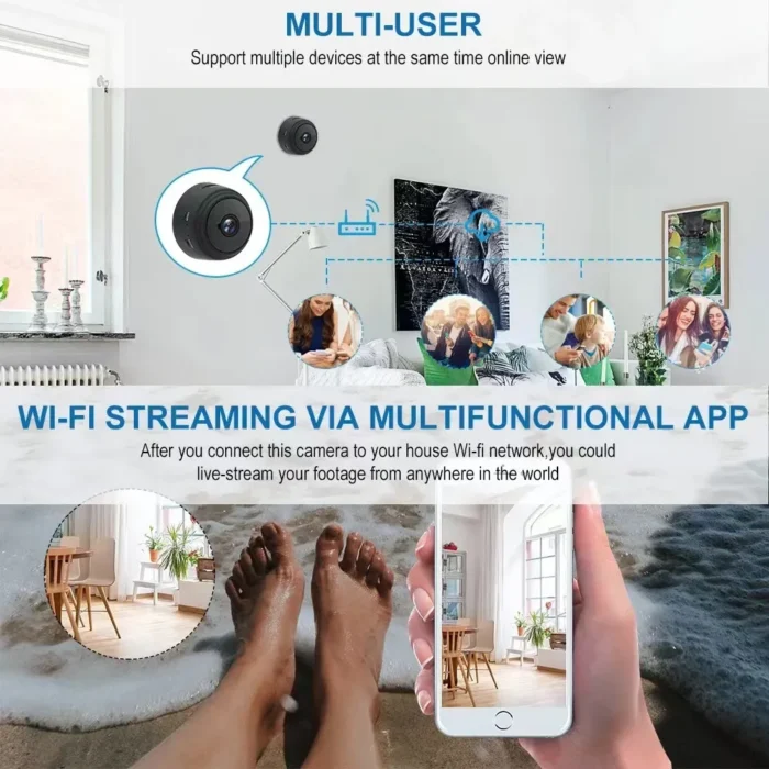 A9 Camera Wireless HD Camera WiFi Remote Monitor Camera 1080P Network Camera - Image 3